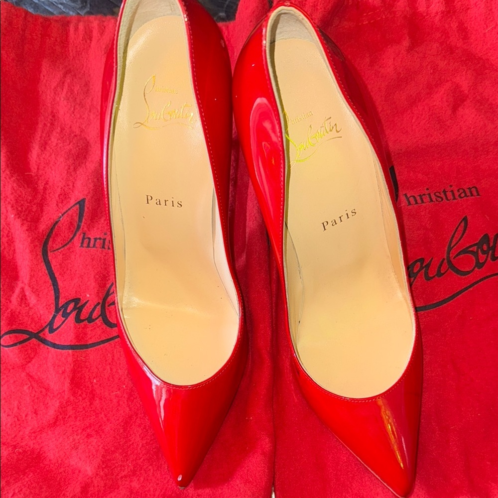 Christian Louboutin Red Women's Shoes Size 39.5